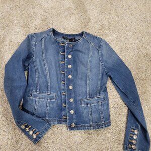 White House Black Market denim blazer - size 4